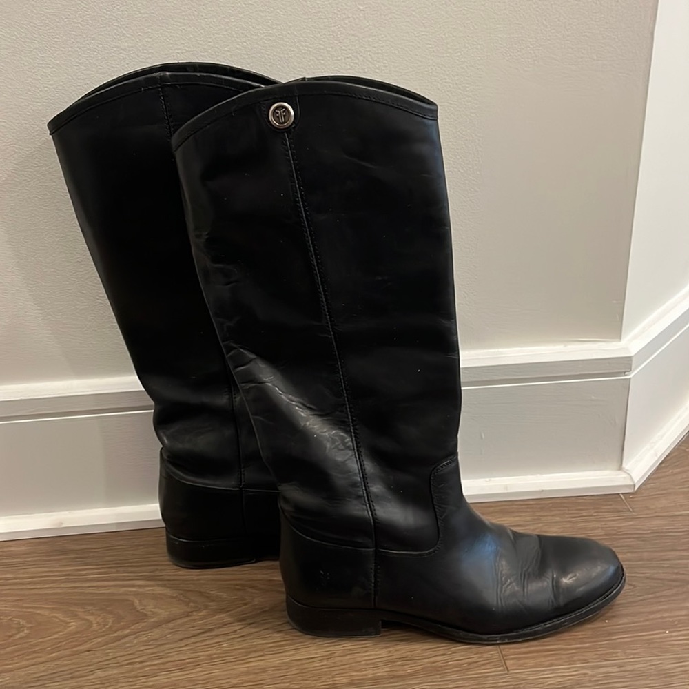 Frye Melissa Button 2 Black Boot